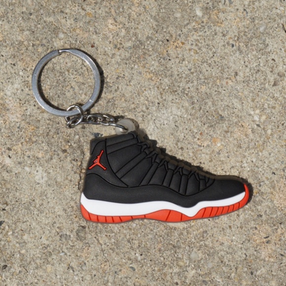 Nike Air Jordan Retro 11 BRED Shoe Keychain - Picture 1 of 1